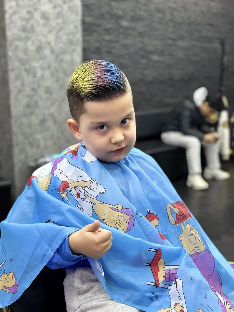 A children’s haircut at L’Artiste